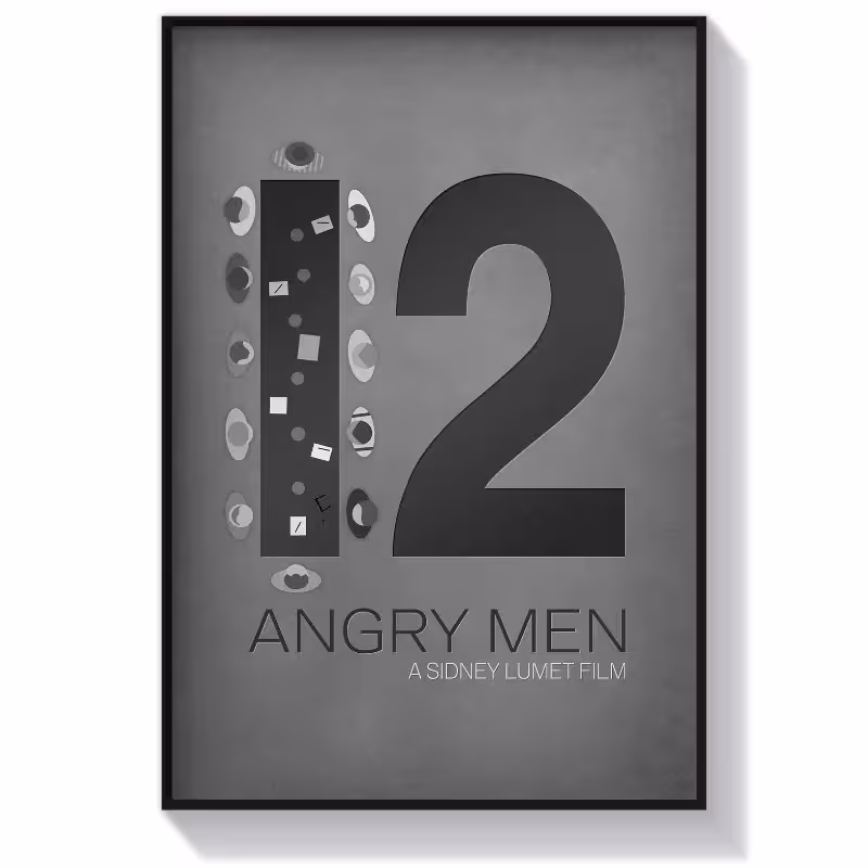 تابلو و پوستر فیلم 12 مرد خشمگین