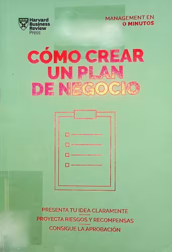 خرید و دانلود نسخه کامل کتاب Cómo crear un plan de negocio