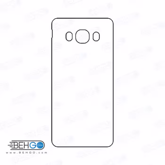 برچسب پشت جی 7 2016 سامسونگ محافظ پشت رنگی و اکلیلی گوشی Samsung Galaxy J7 2016 Back Protector