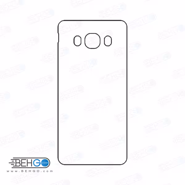 برچسب پشت جی 7 2016 سامسونگ محافظ پشت رنگی و اکلیلی گوشی Samsung Galaxy J7 2016 Back Protector