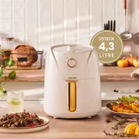 سرخکن بدون روغن Homend ترکیه مدل Airfryday 2504H سفید طلایی
