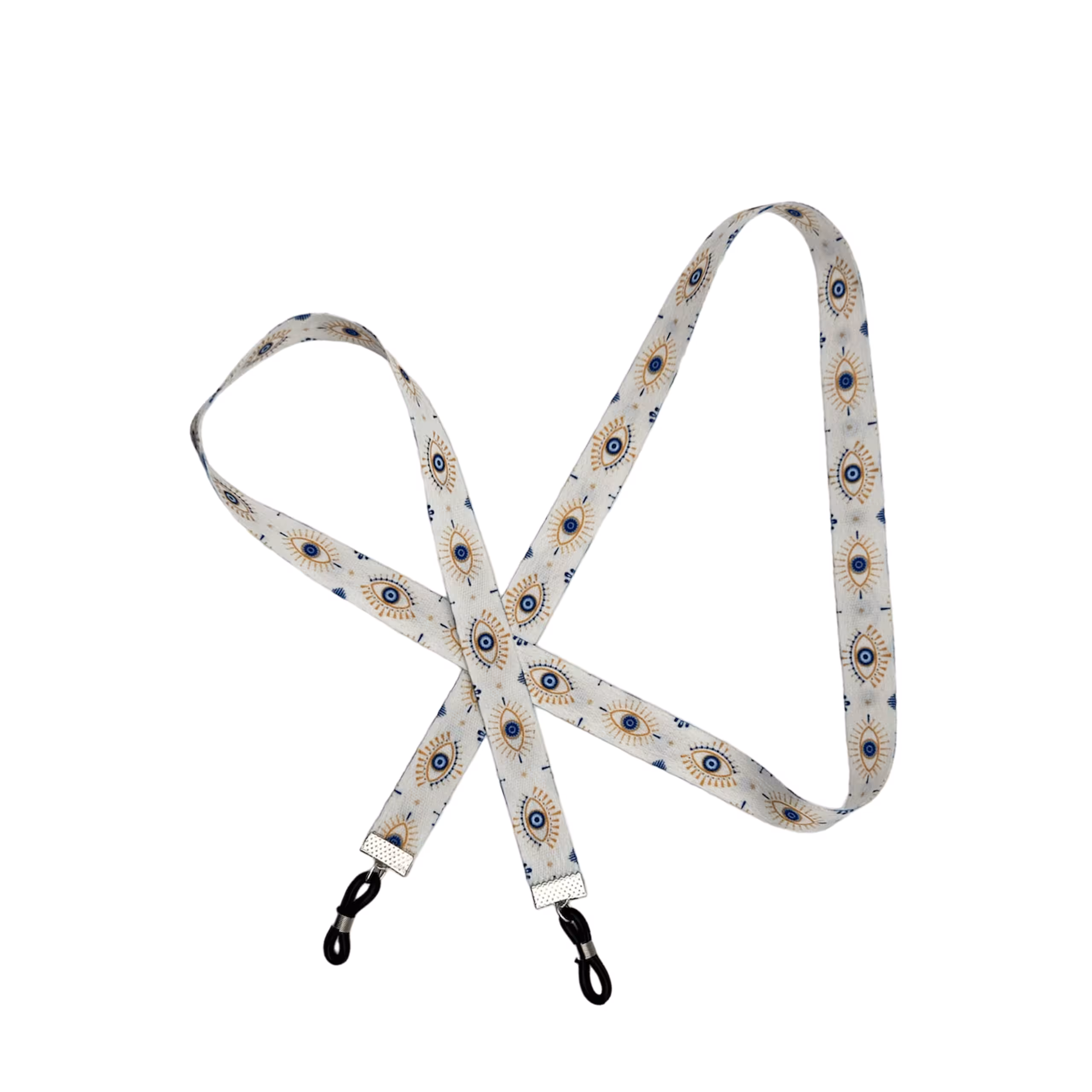 بند عینک پارچه ای طرح چشم