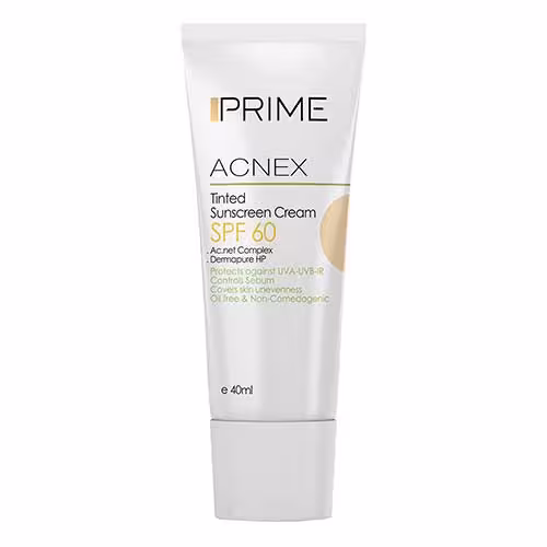 کرم ضد آفتاب رنگی فاقد چربی بژ روشن پریم spf60