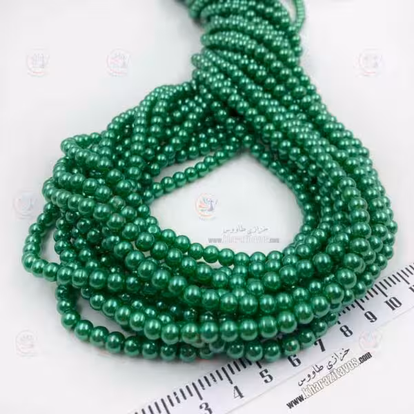 مروارید سنگی (سبز کد 3/2 )  سایز 6 **
