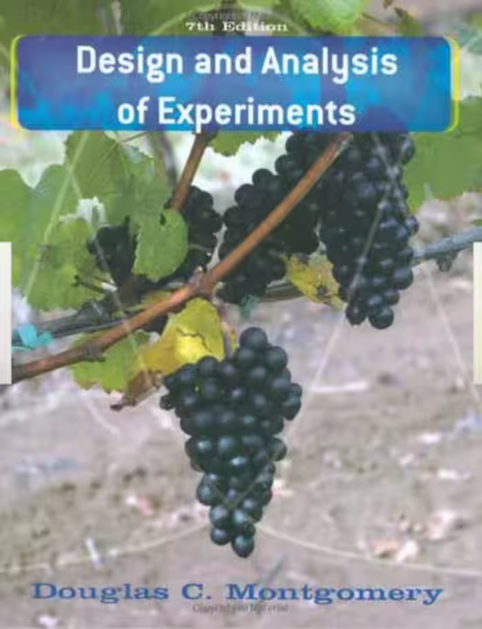 خرید و دانلود نسخه کامل کتاب Design and Analysis of Experiment