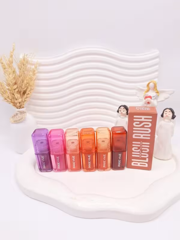 رژگونه و رژ لب مایع پیجوان کد p0212