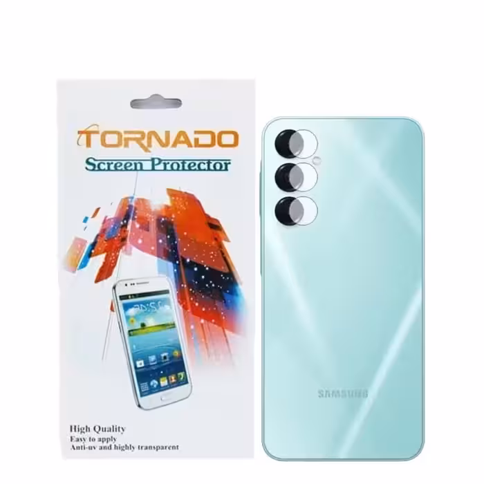 محافظ لنز دوربین تورنادو مدل نانو گلس مناسب برای موبایل سامسونگ Galaxy A16 بسته 40 عددی