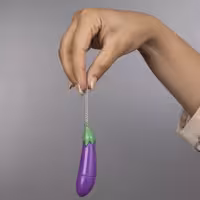 فلش مموری مدل بادمجان ظرفیت 128 گیگابایت