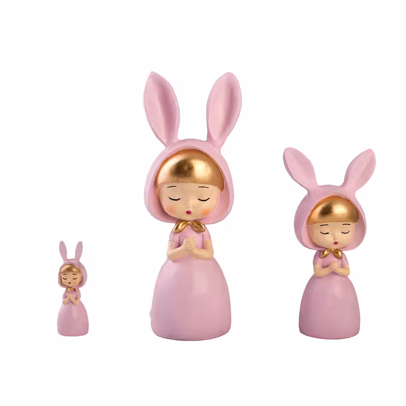 مجسمه مدل دختر کد 123PG مجموعه 3 عددی