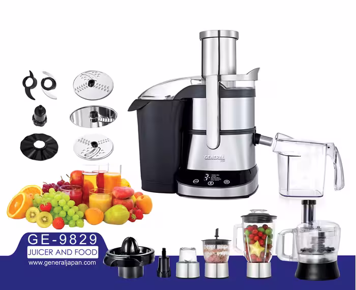 آبمیوه‌گیر و غذاساز 20 کاره جنرال ژاپن مدل GE-9829