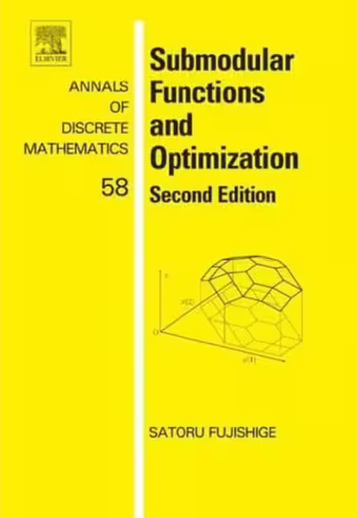 خرید و دانلود نسخه کامل کتاب Submodular Functions and Optimization