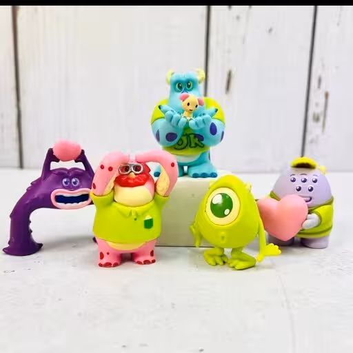 پک 5 عددی فیگور شخصیت های دانشگاه هیولاها Monsters University