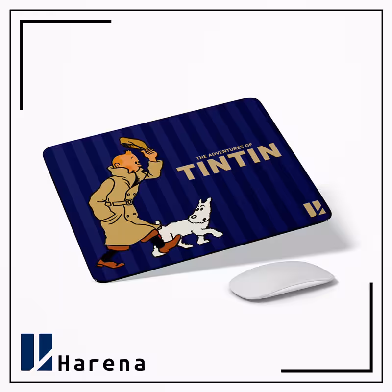 موس پد تن تن در گوش شکسته سرمه ای