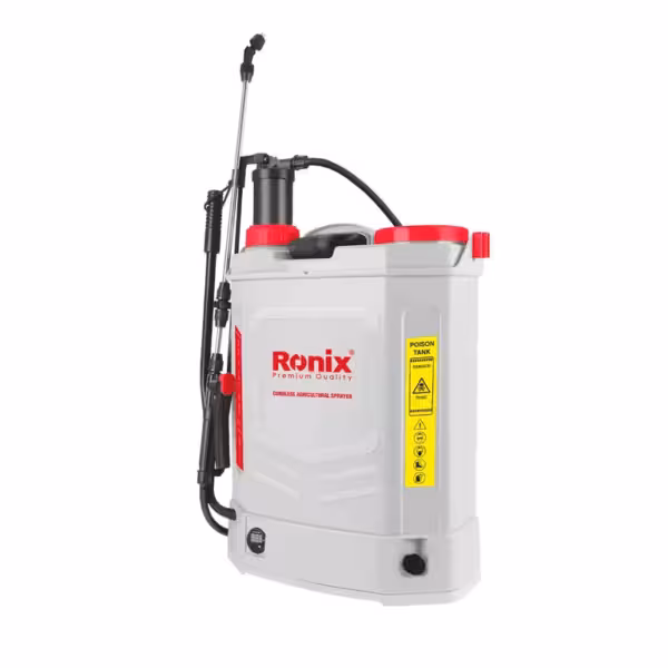 سم پاش 20 لیتری 12 ولت 8 آمپرساعت شارژی