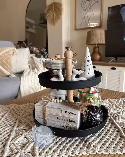 استند دو طبقه گرد ( 10143 )