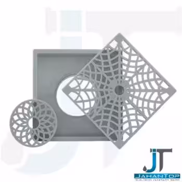 کفشور 15*15 پارکینگ با طراحی انحصاری باخروجی 80 میلی متر جهانیار (بسته بندی نایلون)