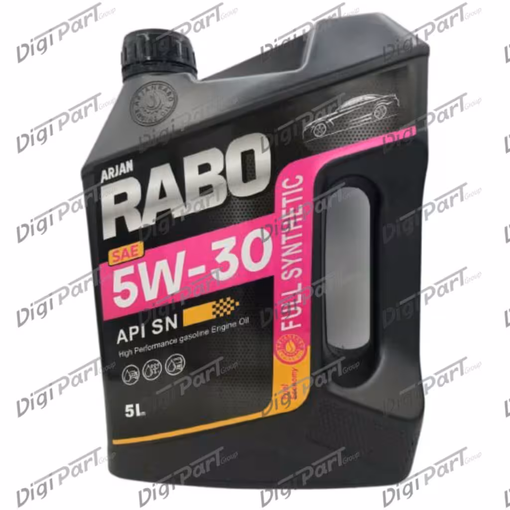روغن موتور رابو مدل5W-30  SN  حجم 5 لیتری