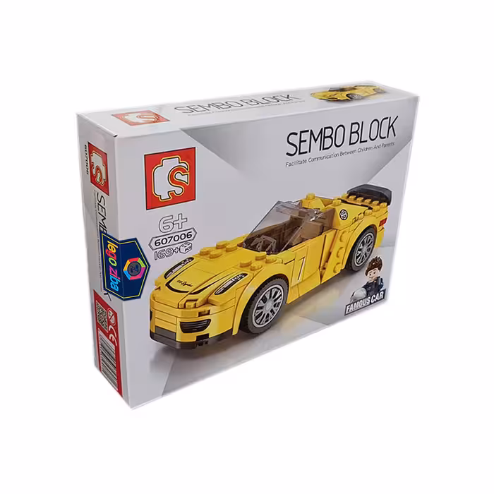 ساختنی سمبو بلاک مدل ماشین مسابقه ای کد 607006