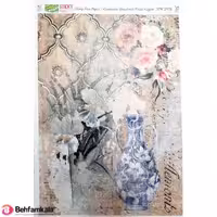 دکوپاژ برنجی(الیافی)پشت چسب دار ریچ کد2178