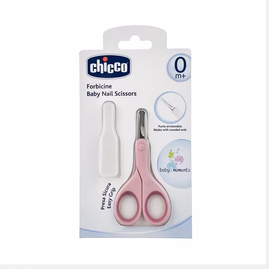 قیچی ناخن کودک چیکو آبی و صورتی Chicco