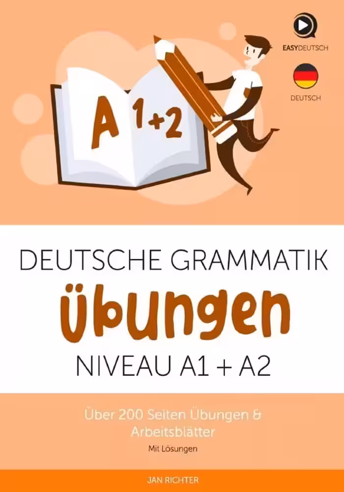 کتاب آلمانی Deutsche grammatik ubungen a1 a2
