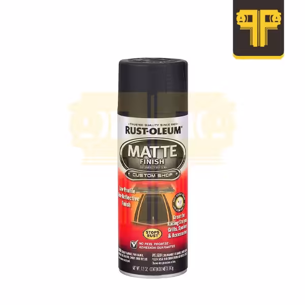 اسپری رنگ نما خودرو مشکی مات Rust-Oleum