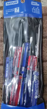 ست پیچ گوشتی 7 عددی نووا مدل 1-1015