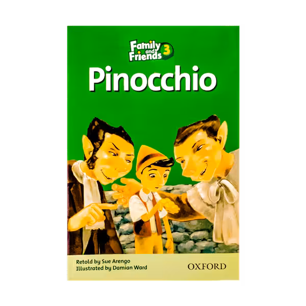 کتاب داستان کوتاه کودکان سطح 3 Pinocchio Family Readers