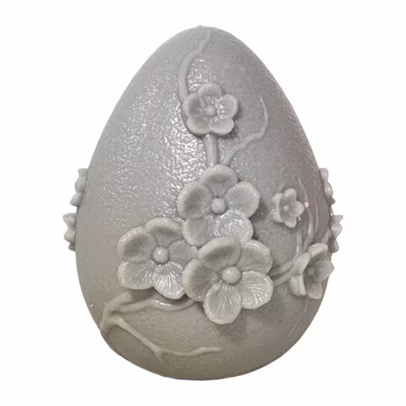 قالب سیلیکونی تخم مرغ شکوفه برجسته 6 سانت