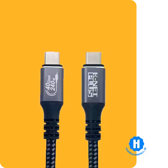 کابل تبدیل Type-C به Type-C کی نت پلاس طول 1 متر