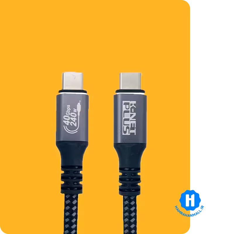 کابل تبدیل Type-C به Type-C کی نت پلاس طول 1 متر