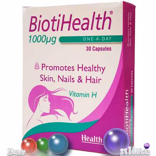 بیوتی هلث بیوتین1000میکرو هلث اید کپسول30عددی