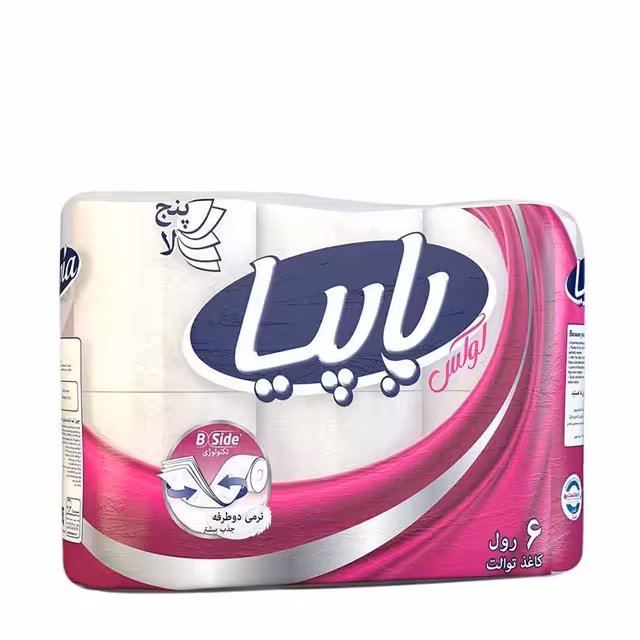 دستمال توالت پاپیا 6 عددی