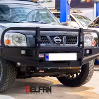سپر جلو نیسان رونیز دلفان با گارد پیچی روی سپر