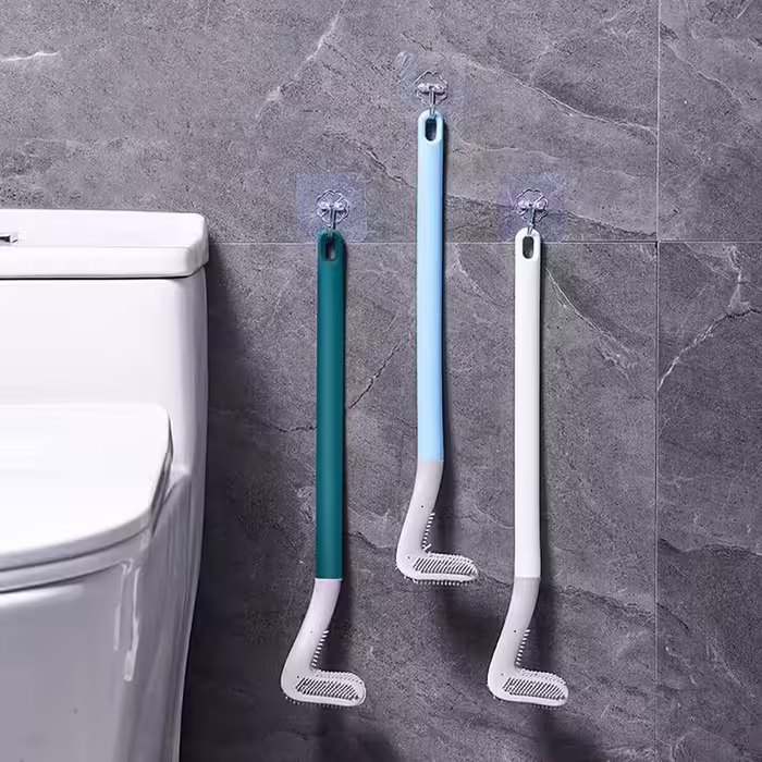 فرچه توالت فرنگی طرح دسته گلف