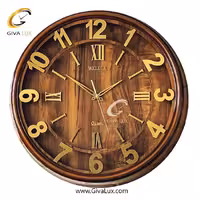 ساعت دیواری اورجینال ولدر PVC قهوه ای| کد رفرنس 636