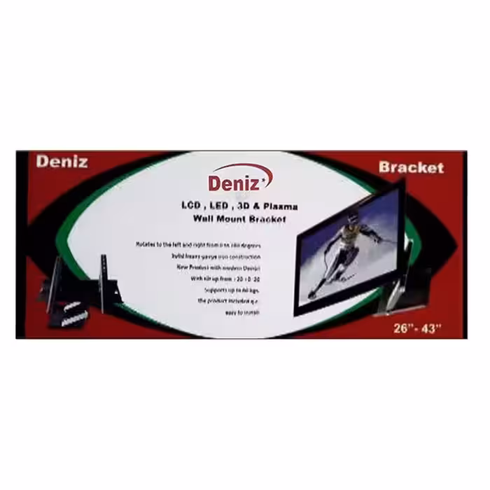 براکت دیواری تک بازو دنیز ST30 (26تا43اینچ)