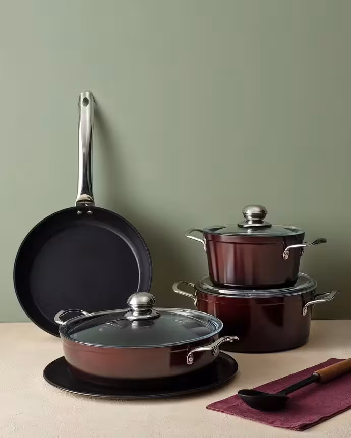 سرویس قابلمه 7 پارچه مادام کوکو مدل Titanium