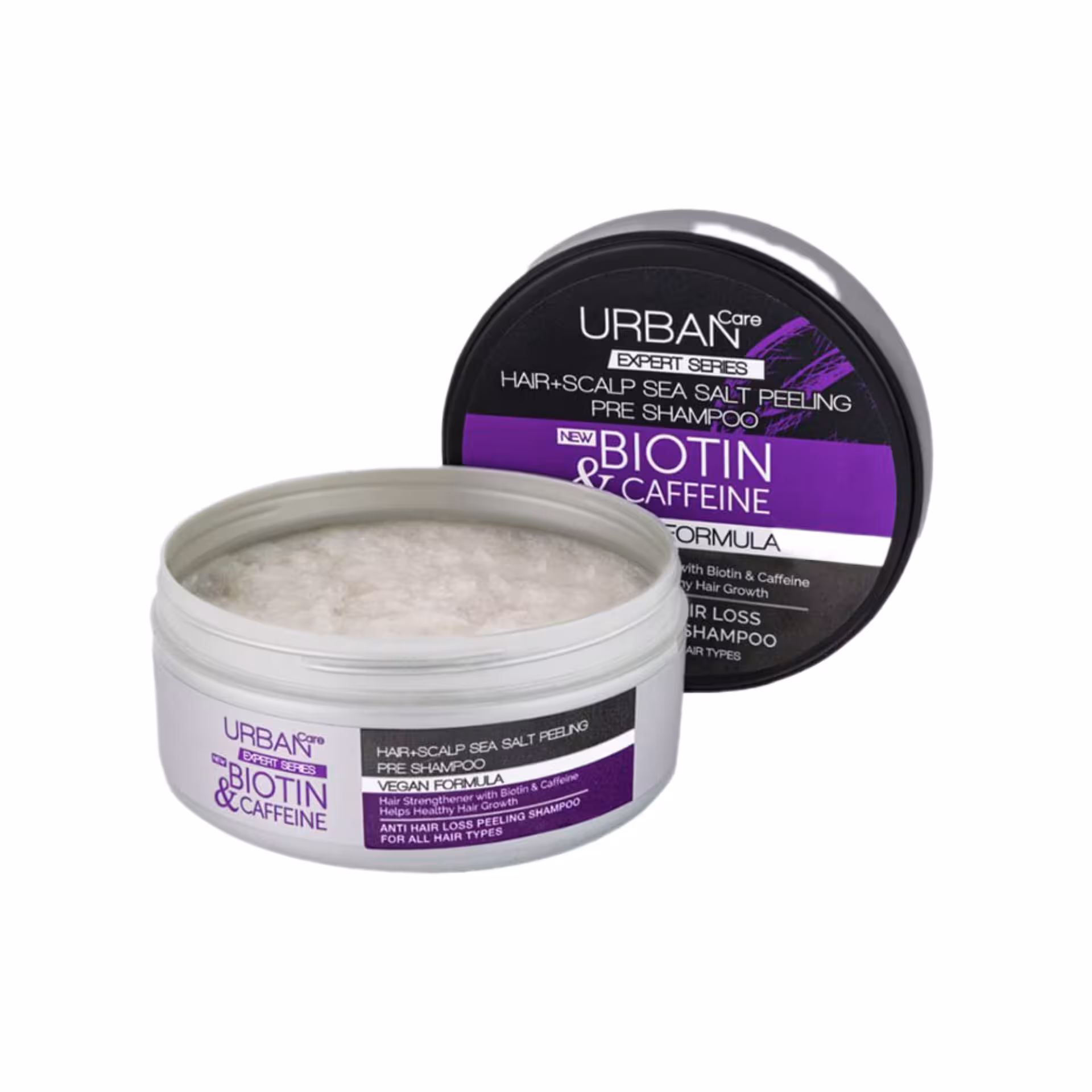 اسکراب کف سر بیوتین و کافئین اربن کر