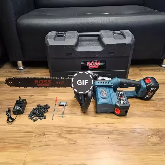 اره زنجیری شارژی 40 سانت صنعتی کیفی باس مدل ch40c