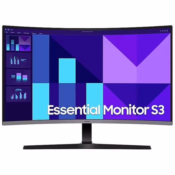 مانیتور خمیده سامسونگ مدل Essential S3 سایز 32 اینچ