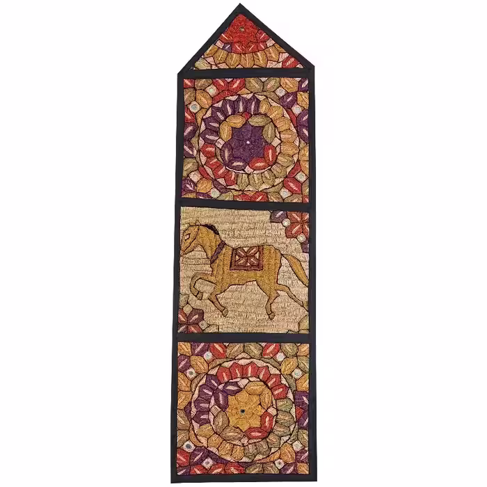 دیوارکوب 3 جیبه کد JAAB23 سوزن دوزی ابریشم