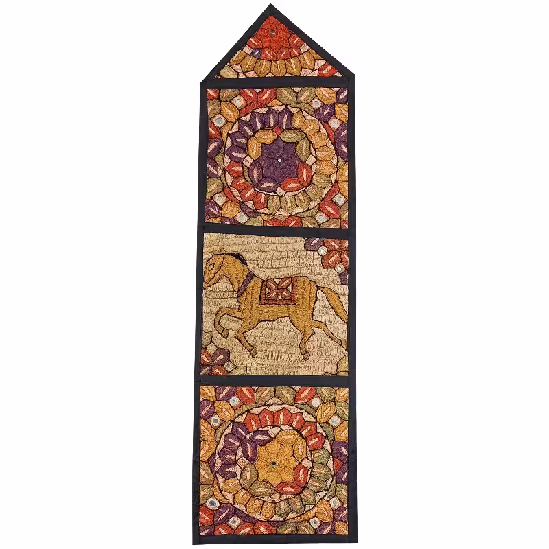 دیوارکوب 3 جیبه کد JAAB23 سوزن دوزی ابریشم