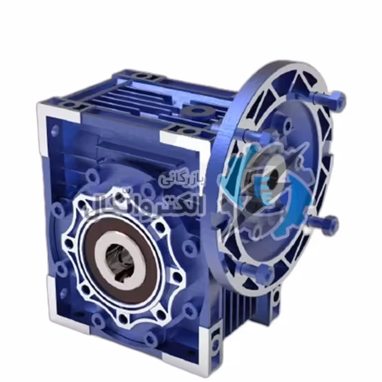 گیربکس حلزونی NMRV مدل W63 فلنج P80 B14 نسبت تبدیل 64:1 برند سهند ا Sahand NMRV Worm Gearbox W63 With P80 B14 Flange and 64:1 ratio