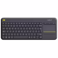 کیبورد و تاچ پد بی سیم تلویزیون و کامپیوتر لاجیتک مدل Logitech K400 Plus Wireless Touch Keyboard