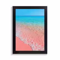 تابلو منظره طرح ساحل کد PF-22063