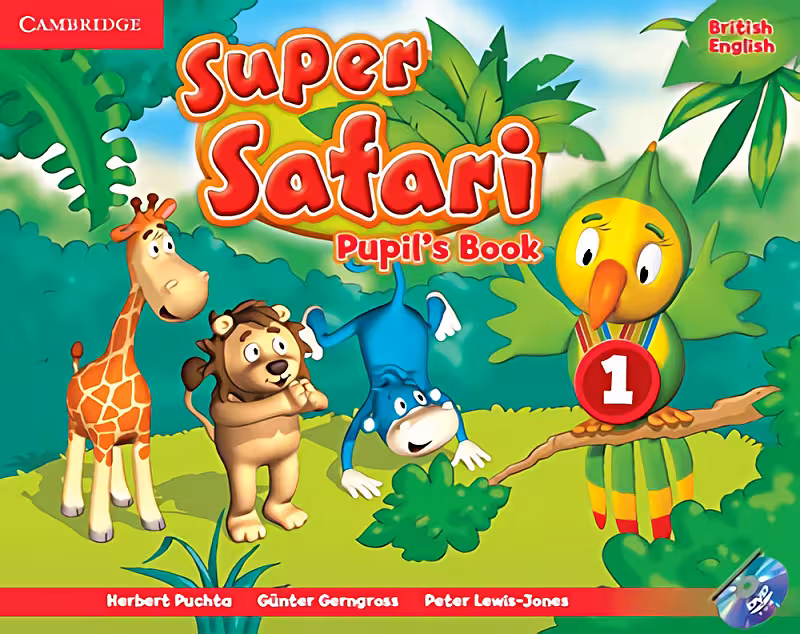 خرید کتاب آموزش انگلیسی کودکان super safari 1 British کتاب سوپر سافاری یک