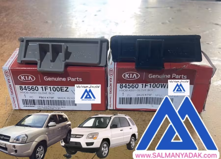 دستگیره درب داشبورد کیا اسپورتیج قدیم 845601F100WK  845601F100EZ