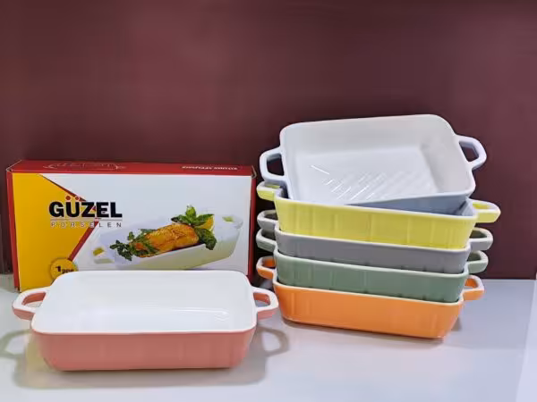 تابه گریل سرامیکی مستطیل گوزل GUZEL