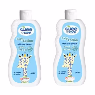 لوسیون بدن کودک وی کر مدل Cotton Seed Oil مقدار 200 میلی لیتر بسته 2 عددی